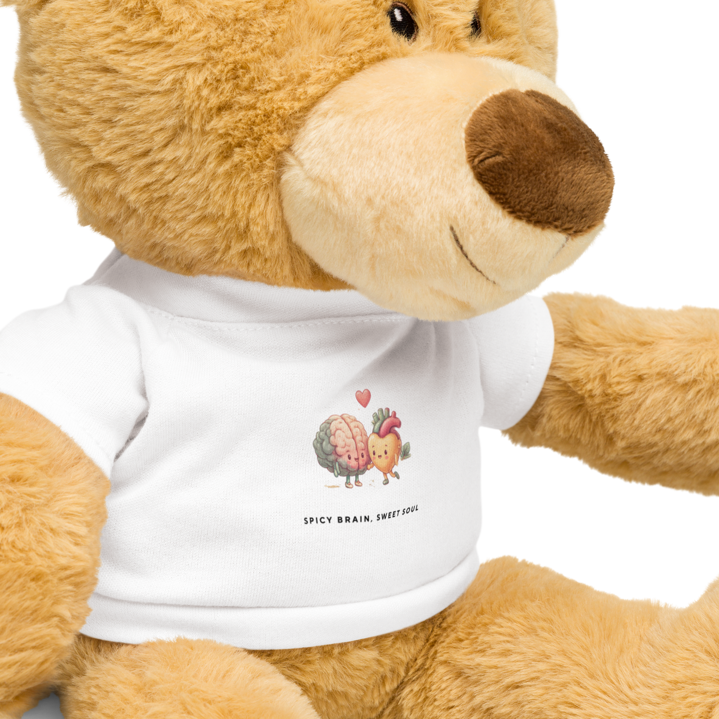 Cuddly Teddy Bear with Custom Neurowhimsical Tee