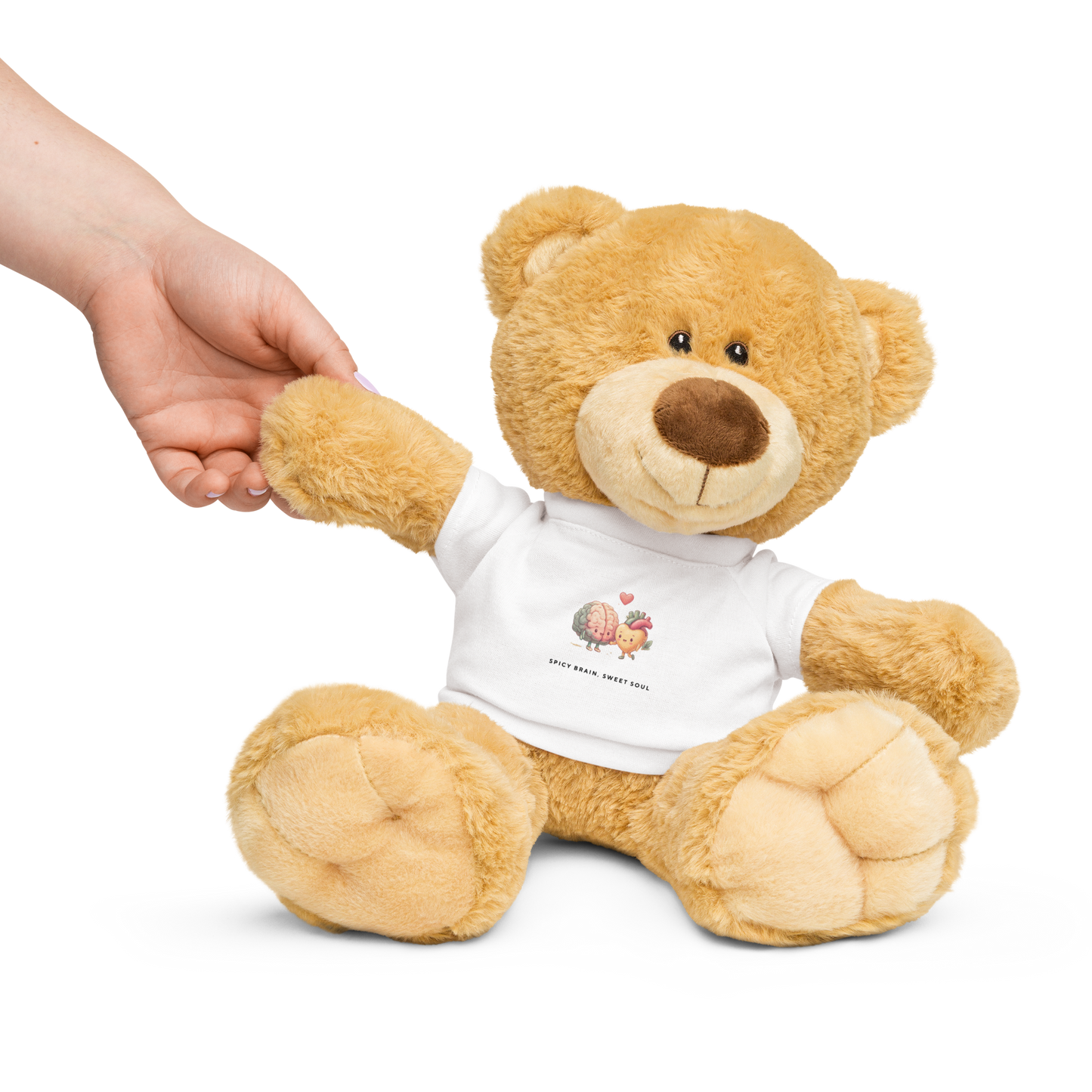 Cuddly Teddy Bear with Custom Neurowhimsical Tee